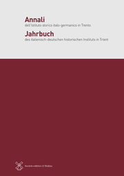 Cover: Annali dell'Istituto storico italo-germanico in Trento - 0392-0011