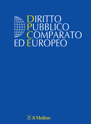 Cover of the issue number 1/2024 of the journal: Diritto pubblico comparato ed europeo